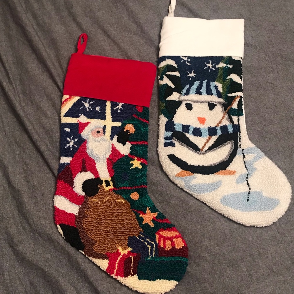 Knit Christmas Stockings (selling as a pair)